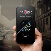 Szkła hartowane na telefon - Forcell Szkło hybrydowe Flexible 5D Full Glue do Samsung Galaxy A54 5G czarny - miniaturka - grafika 1