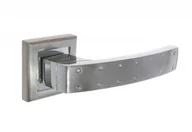 Klamki - Klamka ROSA-ROS. z tarczką kwadratową nikiel/chrom - miniaturka - grafika 1