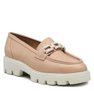 Półbuty damskie - Loafersy Badura TROPEA-E23-28188PE Różowy - miniaturka - grafika 1