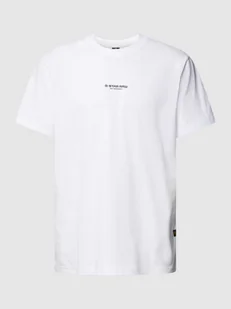 T-shirt z nadrukiem z logo - Koszulki męskie - miniaturka - grafika 1