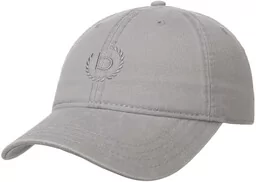 Czapka Bejsbolówka Uni Classic Cotton by bugatti, jasnoszary, One Size - Czapki i chusty sportowe męskie - miniaturka - grafika 1