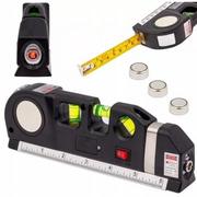 Poziomice laserowe - Poziomica Laserowa Z Miarką 250Cm Miara Laser Led - miniaturka - grafika 1