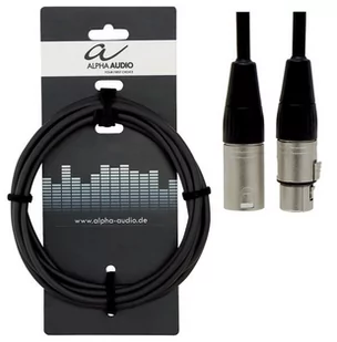 Alpha Audio Mikrofon Alpha audio 190545 Pro Line przewód o długości 3 m, XLR) 190545 - Kable - miniaturka - grafika 1