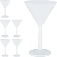 Kieliszki - relaxdays Martini kieliszki plastikowe zestaw 6 sztuk - miniaturka - grafika 1