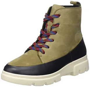 Berkemann Damskie botki Willa, beżowy khaki czarny, 37.5 EU - Botki damskie - miniaturka - grafika 1