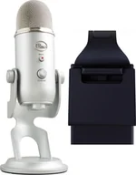 Mikrofony komputerowe - Mikrofon Blue Yeti USB Silver 988-000238 + Lampa Litra Glow - miniaturka - grafika 1