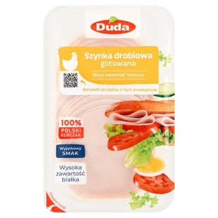 Duda Szynka drobiowa gotowana 200 g - Kiełbasa i wędliny - miniaturka - grafika 1