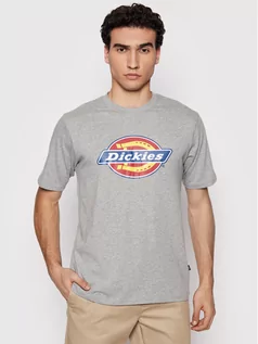 Koszulki męskie - Dickies T-Shirt Icon Logo DK0A4XC9GYM1 Szary Regular Fit - grafika 1