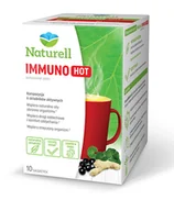 Przeziębienie i grypa - USP ZDROWIE SP. Z O.O USP ZDROWIE SP Z O.O Naturell Immuno HOT 10 saszetek - miniaturka - grafika 1
