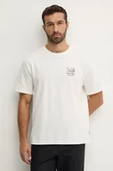 Koszulki męskie - Pepe Jeans t-shirt SUAN TEE męski kolor biały z nadrukiem PM509624 - miniaturka - grafika 1