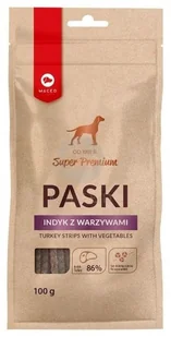 MACED Paski indyk z warzywami 100g - Przysmaki dla psów - miniaturka - grafika 1