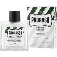 Balsamy po goleniu - PRORASO Tonizujący krem po goleniu z ekstraktem z eukaliptusa i mentolem - Green Line After Shave Refreshing Liquid Cream - miniaturka - grafika 1