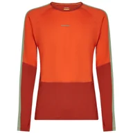 Koszulki sportowe męskie - Męska koszulka Icebreaker Men Merino 200 Oasis+ LS Crewe Rozmiar: M / Kolor: pomarańczowy - miniaturka - grafika 1
