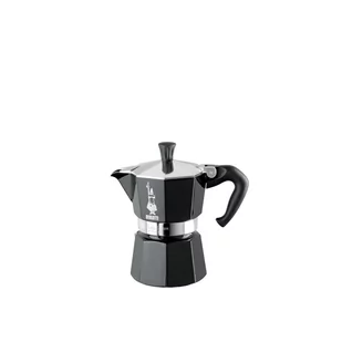 Bialetti 4953 zaparzacz do espresso ""Moka Express"" na 6 filiżanek w kolorze aluminium, czarna, 30 x 20 x 15 cm 04-4953 - Zaparzacze i kawiarki - miniaturka - grafika 3