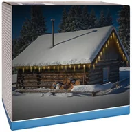 Pozostałe oświetlenie - Vilde Sople Świecące / Kurtyna Świetlna Na Balkon Taras Dom 72 Led 6,9 M - miniaturka - grafika 1