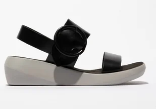 Fly London Sandały Damskie Skórzane Czarne 40 Jja - Sandały damskie - miniaturka - grafika 1