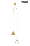 Lampy sufitowe - MOOSEE lampa wisząca ACUSTICA złota - miniaturka - grafika 1