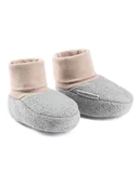 Buciki dla niemowląt - Hofbrucker Wełniane buty "Elias" w kolorze szarym do raczkowania - miniaturka - grafika 1