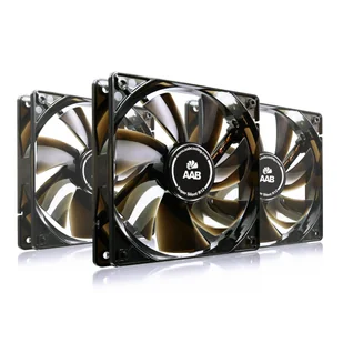 3x AABCOOLING Super Silent R12 cm 120mm Wentylator Komputerowy 9dB, Wentylator Chłodzący do Chłodzenia Komputerowego, Bardzo Wydajny, Solidna Konstr.. - Chłodzenie procesora - miniaturka - grafika 1