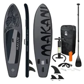 Deski SUP i akcesoria - Deska surfingowa Stand Up Paddle Board Czarny Makani 320x82x15cm - miniaturka - grafika 1