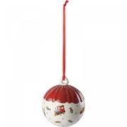 Siekacze tarki i szatkownice - Villeroy Boch Toy's Delight kula dekoracyjna, z wysokiej jakości porcelany, 6 cm, w bożonarodzeniowym opakowaniu prezentowym 14-8659-6851 - miniaturka - grafika 1