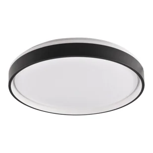 Plafon jadalniany Jadwiga 326676 Polux LED 72W 3000-6000K okrąg czarny biały - Lampy sufitowe - miniaturka - grafika 1