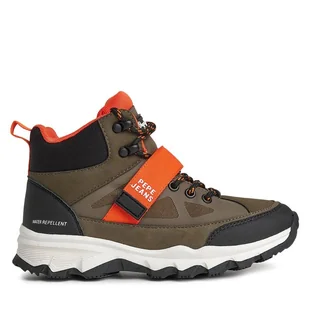 Sneakersy Pepe Jeans PBS30567 Zielony - Buty dla chłopców - miniaturka - grafika 1