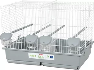 Zolux Klatka dla ptaków Primo Cati 57 cm kol. szary/biały - Klatki i wyposażenie dla ptaków - miniaturka - grafika 1