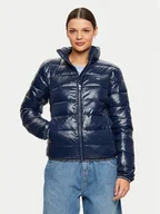 Kurtki damskie - Tommy Jeans Kurtka puchowa DW0DW19312 Granatowy Regular Fit - miniaturka - grafika 1