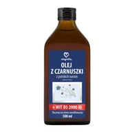 Olej spożywczy - Olej z Czarnuszki z Witaminą D3, MyVita, 500ml - miniaturka - grafika 1