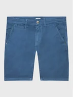 Spodenki damskie - Pepe Jeans Szorty materiałowe Blueburn Short PB800726C75 Niebieski Regular Fit - miniaturka - grafika 1