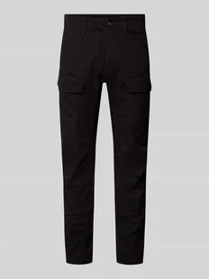 Spodnie cargo o kroju tapered fit ze szlufkami na pasek model ‘Rovic’ - Spodnie męskie - miniaturka - grafika 1