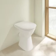 Kompakty WC - Villeroy & Boch ViCare Toaleta WC stojąca 49x36 cm bez kołnierza z powłoką CeramicPlus weiss alpin 4683R0R1 - odbiór osobisty: Kraków, Warszawa - miniaturka - grafika 1