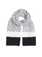 Czapki i chusty sportowe damskie - Calvin Klein Chusta K60K612706 Czarny - miniaturka - grafika 1
