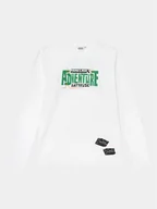 Bluzki damskie - OVS Bluzka MINECRAFT 1891415 Biały Regular Fit - miniaturka - grafika 1