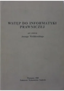 Wstęp do informatyki prawniczej - Systemy operacyjne i oprogramowanie - miniaturka - grafika 1