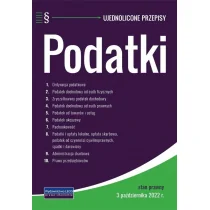 Podatki - ujednolicone przepisy - 3 X 2022 - Prawo - miniaturka - grafika 1