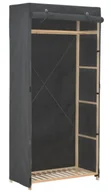 Szafy - Grafitowa szafa tekstylna do garderoby K7-H69 - miniaturka - grafika 1