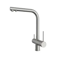 Baterie kuchenne - Bateria Kuchenna GranMaster, Ango, Trójdrożna do filtra, Stal szczotkowana - INOX 1szt. - miniaturka - grafika 1