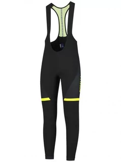 Spodenki męskie - Męskie spodnie rowerowe Rogelli Fuse Bibtight | BLACK/FLUOR XXL - grafika 1