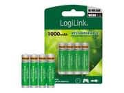 Baterie i akcesoria - LogiLink bateria jednorazowa zielony LR03RB4 - miniaturka - grafika 1