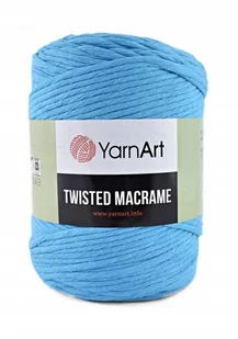 Sznurek YarnArt Twisted Macrame 763 / cyjan - Półfabrykaty do biżuterii - miniaturka - grafika 1