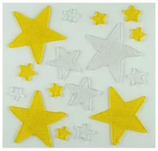 Naklejki Żelowe Gwiazdki Na Szybe Lutro Do Dekoracji Decoupage Dla Dzieci - Zabawki i gry sportowe - miniaturka - grafika 1