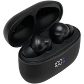 Słuchawki - XMUSIC Słuchawki dokanałowe XTW500K Czarny - miniaturka - grafika 1