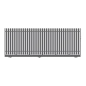 Ogrodzenia - Polbram Brama przesuwna Daria 2 bez przeciwwagi 400 x 150 cm lewa - miniaturka - grafika 1