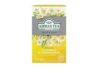 Herbata - Ahmad Tea Rumianek i trawa cytrynowa herbata z naparem owocowym i ziołowym - 20 saszetek do herbaty - miniaturka - grafika 1