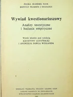 Biznes - Wywiad kwestionariuszowy Analizy teoretyczne - miniaturka - grafika 1