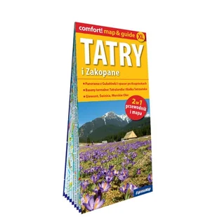 Tatry i Zakopane laminowany map&guide 2w1 przewodnik i mapa - praca zbiorowa - książka - Przewodniki - miniaturka - grafika 1