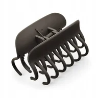 Ozdoby do włosów - Klamra do włosów Szczęka Spinka podwójne zęby Brązowa mocna - miniaturka - grafika 1