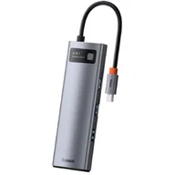 Switche - Baseus Baseus Metal Gleam HUB 8w1 USB-C HDMI Ethernet RJ45 microSD/SD CAHUB-CV0G baseus_20210423114132 - miniaturka - grafika 1